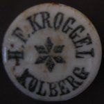 Kołobrzeg H. F. Kroggel porcelanka 2-04