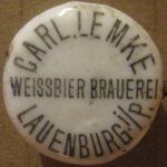 Lębork Carl Lemke Weissbier Brauerei porcelanka 01
