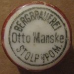Supsk Bergbrauerei Manske porcelanka 03-01