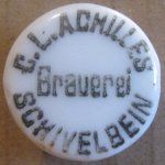 Świdwin C. L. Achilles Brauerei porcelanka 01