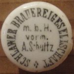 Sławno Brauereigesellschaft A. Schultz porcelanka 4-01