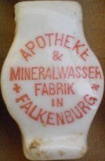 Złocieniec Apotheke & Mineralwasser Fabrik Falkenburg porcelanka 01